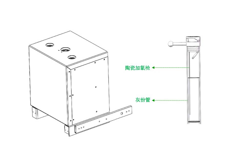 滑轨式燃烧炉,维护方便,清理灰分无需冷却燃烧炉